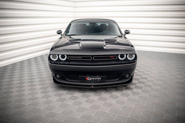 Maxton Front Splitter Dodge Challenger Rt Mk3 Facelift - Gloss Black