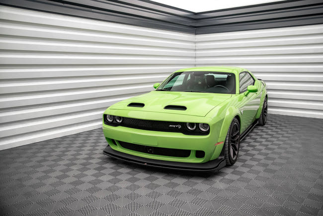 Maxton Front Splitter Dodge Challenger Srt Demon Mk3 - Gloss Black