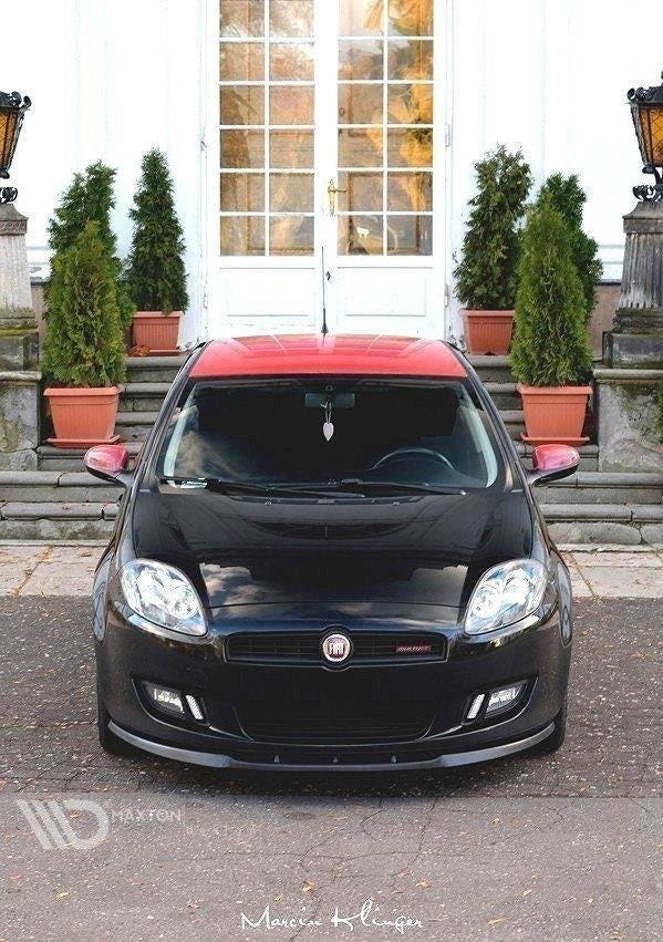 Maxton frontsplitter til Fiat Bravo Mk2 – blank sort – billede 2 af 4