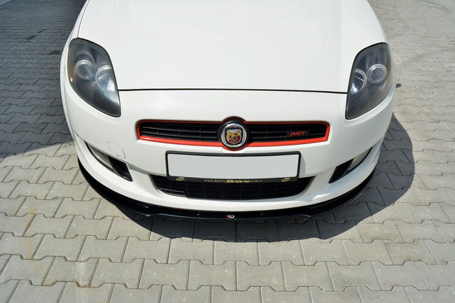 Maxton frontsplitter til Fiat Bravo MK 2 Sport – blank sort – billede 2 af 7