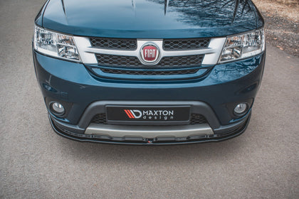 Maxton frontsplitter til Fiat Freemont – blank sort – billede 2 af 6