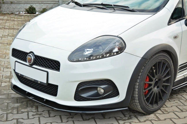 Maxton frontsplitter til Fiat GrandE Punto Abarth – blank sort – billede 1 af 7