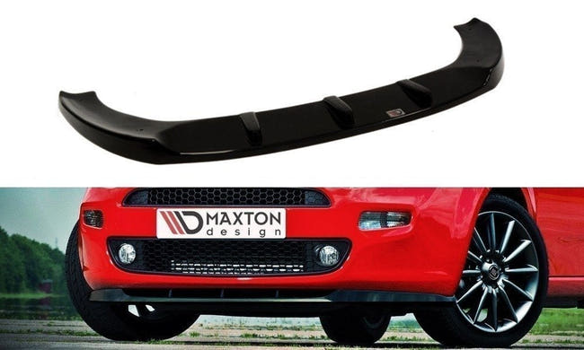Maxton frontsplitter til Fiat Punto EVO Standard – blank sort – billede 2 af 3