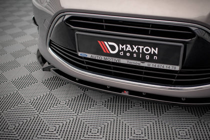 Maxton Front Splitter Ford C-Max Mk2 - Gloss Black