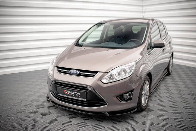 Maxton frontsplitter til Ford C-Max Mk2 – blank sort – billede 1 af 6