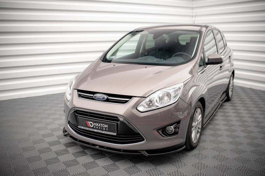Maxton Front Splitter Ford C-Max Mk2 - Gloss Black