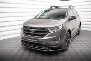 Maxton Front Splitter Ford Edge Mk2 - Gloss Black