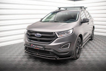 Maxton Front Splitter Ford Edge Mk2 - Gloss Black