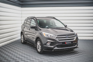 Maxton frontsplitter til Ford Escape Mk3 – blank sort – billede 1 af 4
