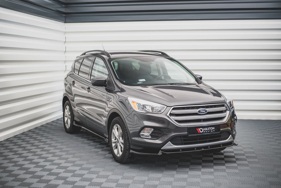Maxton frontsplitter til Ford Escape Mk3 – blank sort – billede 1 af 4