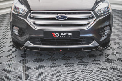 Maxton frontsplitter til Ford Escape Mk3 – blank sort – billede 2 af 4
