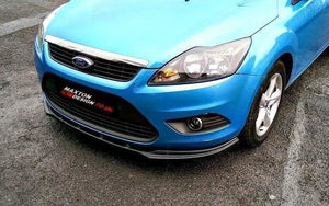 Maxton Front Splitter Ford Focus Ii Facelift - Gloss Black