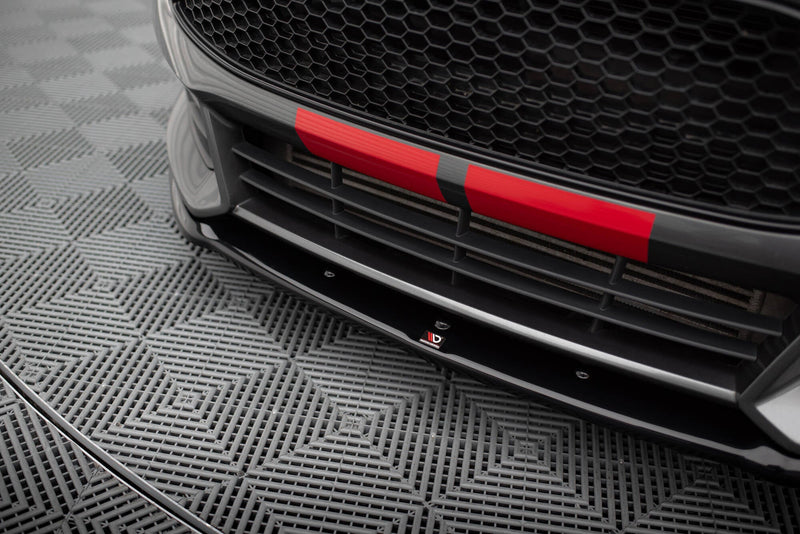 Maxton frontsplitter til Ford Focus ST Mk3 Facelift (Cupra) – blank sort – billede 3 af 5