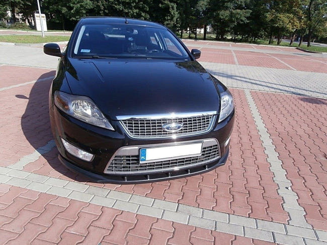 Maxton frontsplitter til Ford Mondeo Mk4 – blank sort – billede 1 af 3