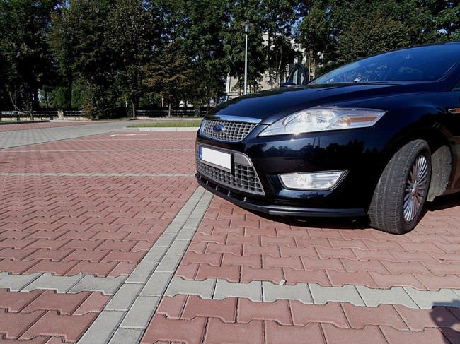 Maxton frontsplitter til Ford Mondeo Mk4 – blank sort – billede 2 af 3