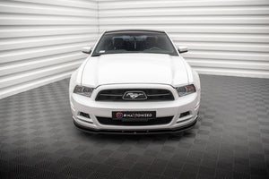 Maxton Front Splitter Ford Mustang Mk5 Facelift - Gloss Black