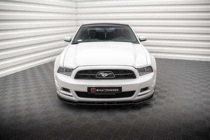 Maxton Front Splitter Ford Mustang Mk5 Facelift - Gloss Black