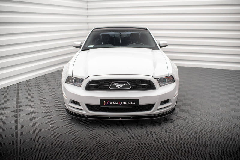 Maxton Front Splitter Ford Mustang Mk5 Facelift - Gloss Black