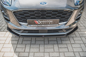 Maxton frontsplitter til Ford Puma Mk1 – blank sort – billede 2 af 7