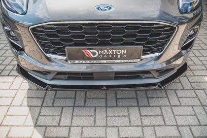 Maxton frontsplitter til Ford Puma Mk1 – blank sort – billede 2 af 7