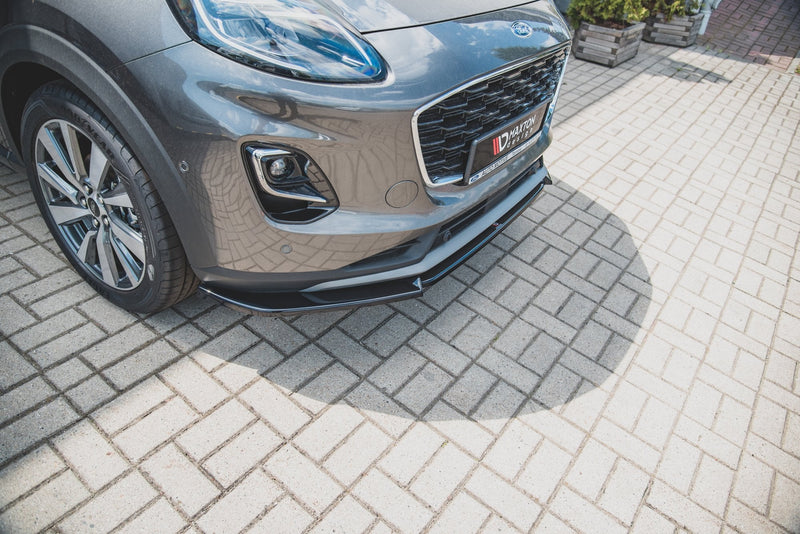 Maxton frontsplitter til Ford Puma Mk1 – blank sort – billede 3 af 7