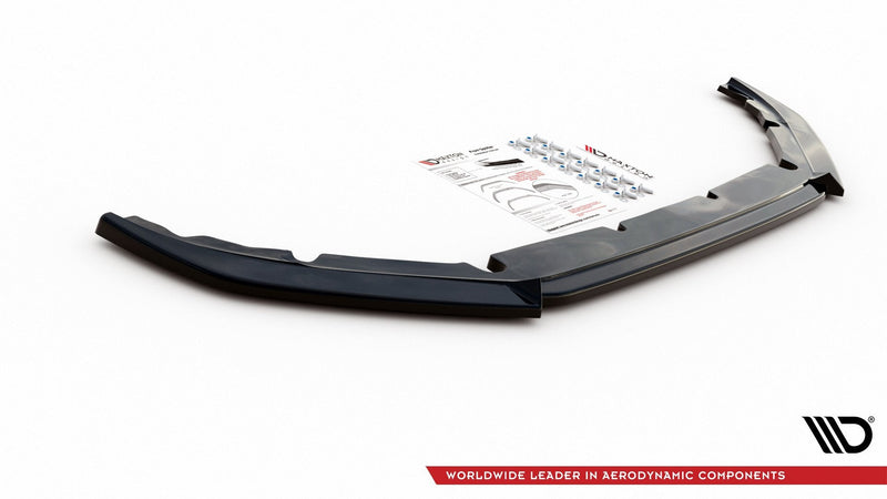 Maxton frontsplitter til Ford Puma Mk1 – blank sort – billede 6 af 7