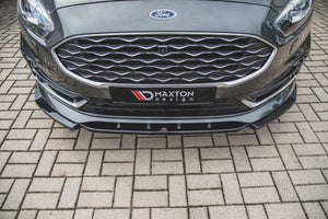 Maxton Front Splitter Ford S-Max Mk2 Facelift - Gloss Black