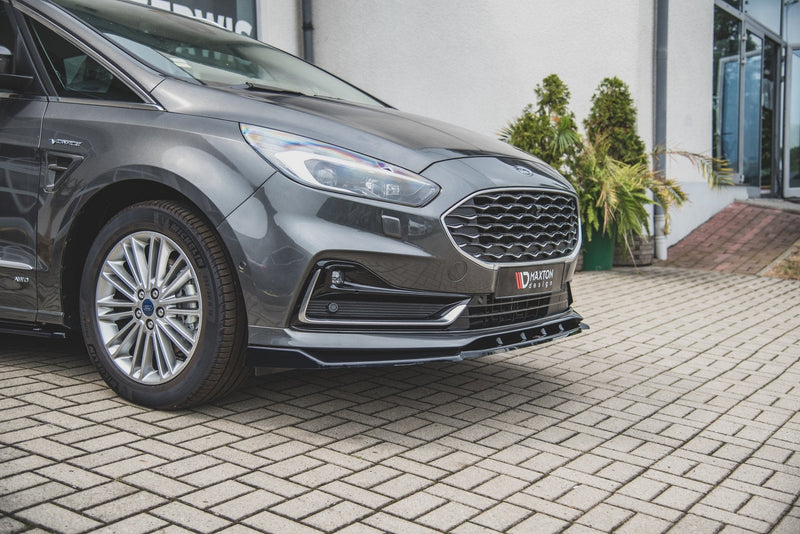 Maxton Front Splitter Ford S-Max Mk2 Facelift - Gloss Black
