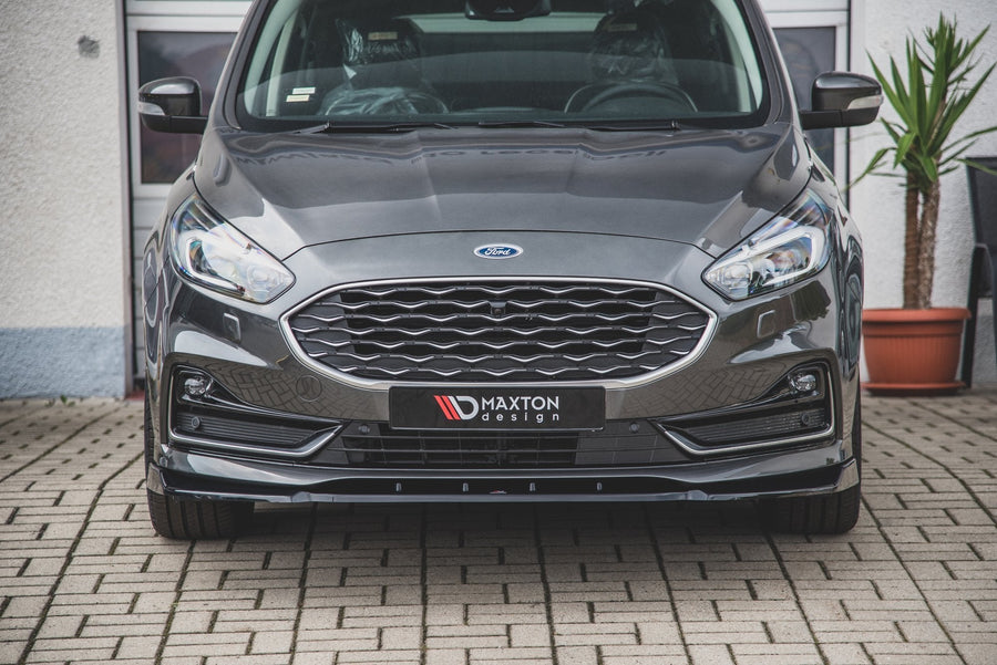 Maxton Front Splitter Ford S-Max Mk2 Facelift - Gloss Black