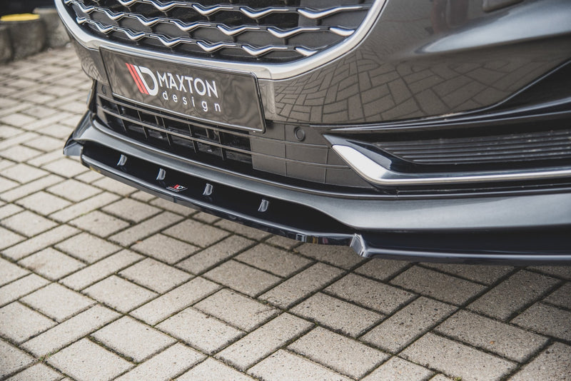 Maxton Front Splitter Ford S-Max Mk2 Facelift - Gloss Black