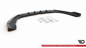 Maxton Front Splitter Ford S-Max Mk2 Facelift - Gloss Black
