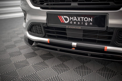 Maxton frontsplitter til Ford Transit Custom ST-Line Mk1 Facelift – blank sort – billede 3 af 5