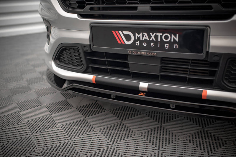 Maxton frontsplitter til Ford Transit Custom ST-Line Mk1 Facelift – blank sort – billede 3 af 5