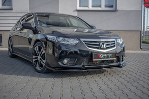Maxton frontsplitter til Honda Accord Mk8 (CU Series) Facelift – blank sort – billede 3 af 6