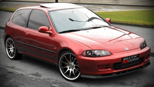 Maxton frontsplitter til Honda Civic Mk5 – blank sort