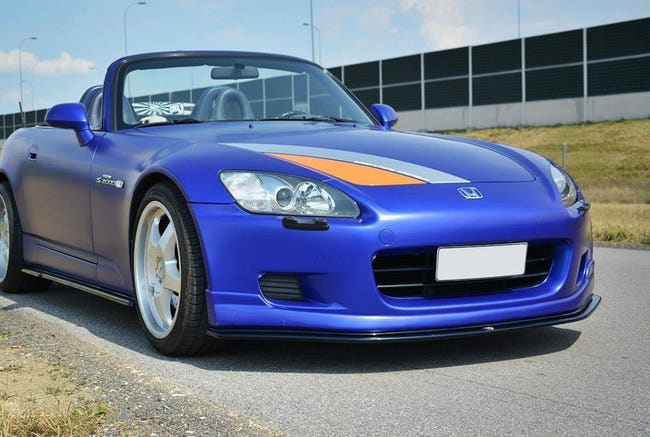 Maxton frontsplitter til Honda S2000 – blank sort – billede 2 af 4