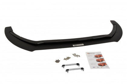 Maxton Hybrid Front Splitter Ford Focus RS Mk3 - ABS+Gloss Black