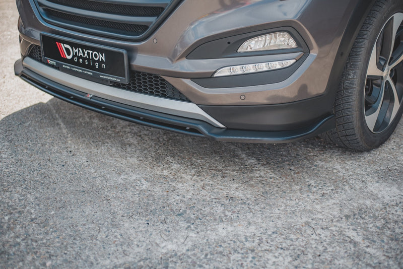 Maxton Front Splitter Hyundai Tucson Mk3 - Gloss Black