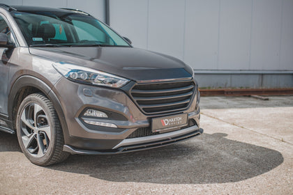 Maxton Front Splitter Hyundai Tucson Mk3 - Gloss Black