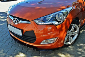 Maxton frontsplitter til Hyundai Veloster – blank sort – billede 3 af 7