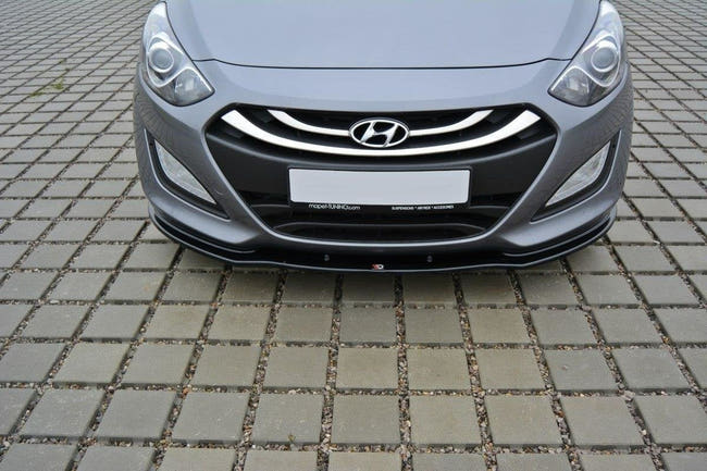 Maxton frontsplitter til Hyundai i30 Mk2 – blank sort – billede 2 af 8