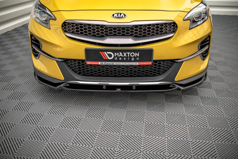 Maxton frontsplitter til Kia XCeed Mk1 – blank sort – billede 2 af 4