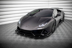 Maxton frontsplitter til Lamborghini Huracan EVO AWD – blank sort – billede 6 af 9