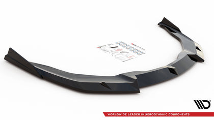 Maxton frontsplitter til Lamborghini Huracan EVO AWD – blank sort – billede 7 af 9