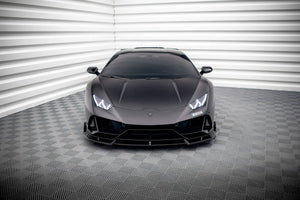Maxton frontsplitter til Lamborghini Huracan EVO AWD – blank sort – billede 2 af 9