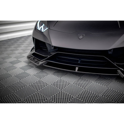Maxton frontsplitter til Lamborghini Huracan EVO AWD – blank sort – billede 3 af 9