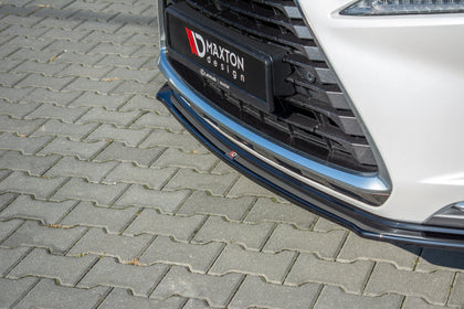 Maxton frontsplitter til Lexus NX Facelift – blank sort – billede 3 af 6