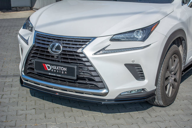 Maxton frontsplitter til Lexus NX Facelift – blank sort – billede 1 af 6