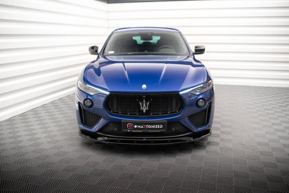Maxton Front Splitter Maserati Levante GTS Mk1 - Gloss Black
