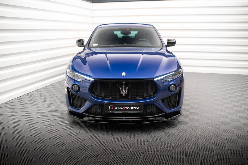 Maxton Front Splitter Maserati Levante GTS Mk1 - Gloss Black